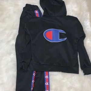Champion track suit